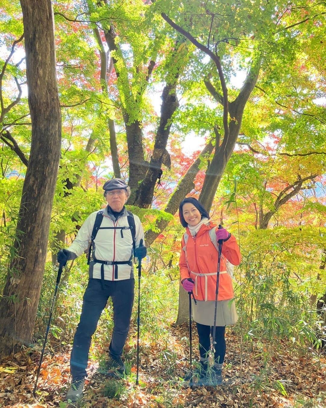 羽田美智子さんのインスタグラム写真 - (羽田美智子Instagram)「12/21(水)お昼12:20から NHKで『にっぽん百低山』放送になります！  吉田類さんと月居山に登りました⛰  紅葉真っ盛りの美しい景色に出会いました。  良かったら是非見てくださいね！  衣装... @montbell_official」12月20日 22時39分 - michikohada