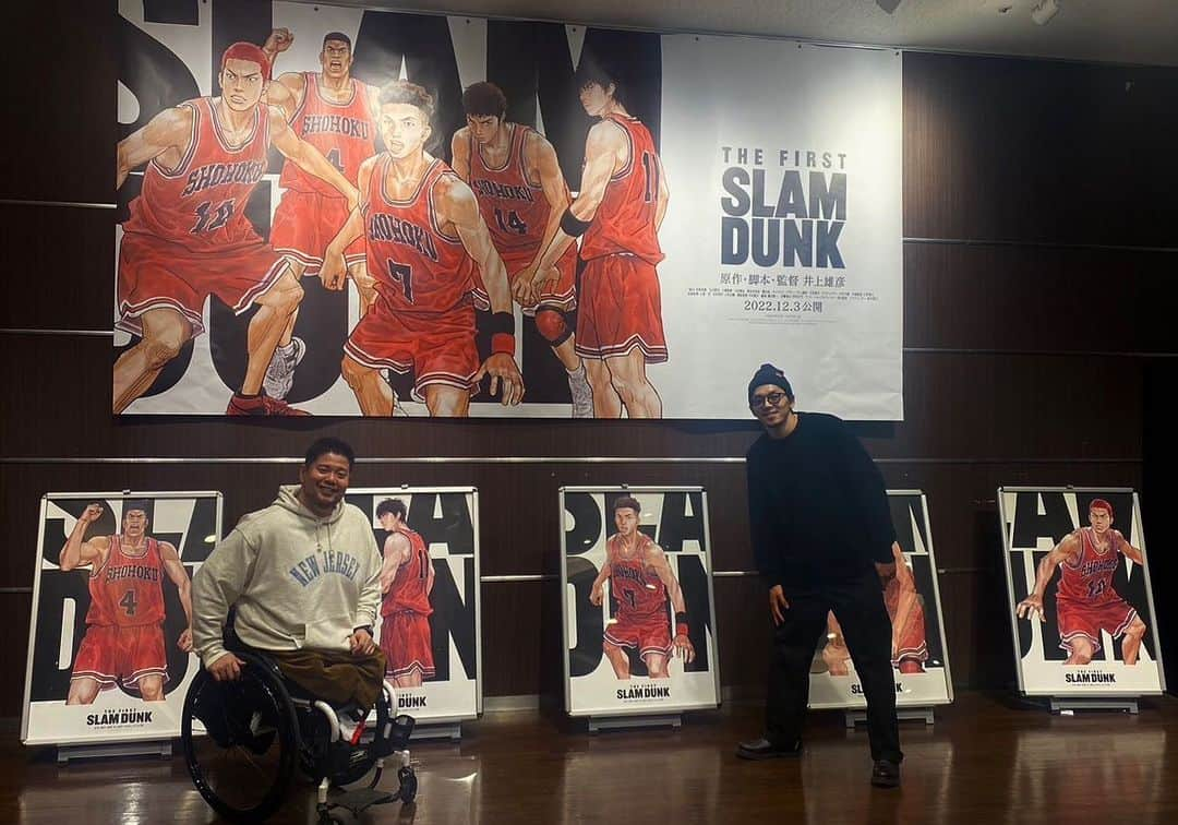 篠山竜青さんのインスタグラム写真 - (篠山竜青Instagram)「#THEFIRSTSLAMDUNK 二人で行ってきました。 最高でした。 @inouetake88」12月20日 23時30分 - ryusei_shinoyama