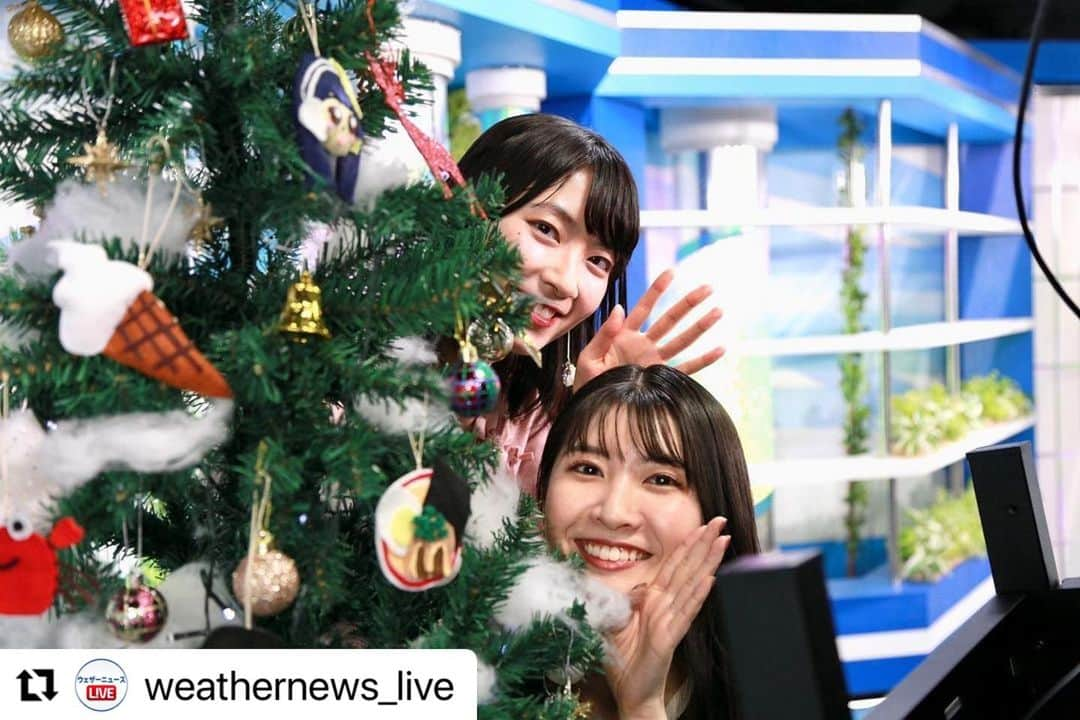 檜山沙耶さんのインスタグラム写真 - (檜山沙耶Instagram)「#Repost @weathernews_live with @use.repost ・・・ ひょっこり😊🫶 今日はクロストークができなかったので2ショットを皆さんにお裾分け♪  #ウェザーニュース #ウェザーニュースlive #駒木結衣 #檜山沙耶 #さやゆい #ひょっこり」12月21日 0時44分 - sayahiyama