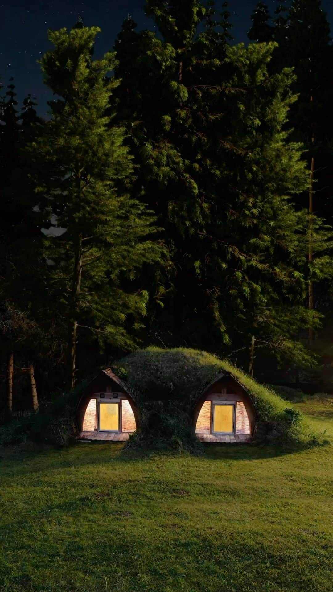 Airbnbのインスタグラム：「Night night 💤 the Earth homes Category 📍Corner Getaway BnB」