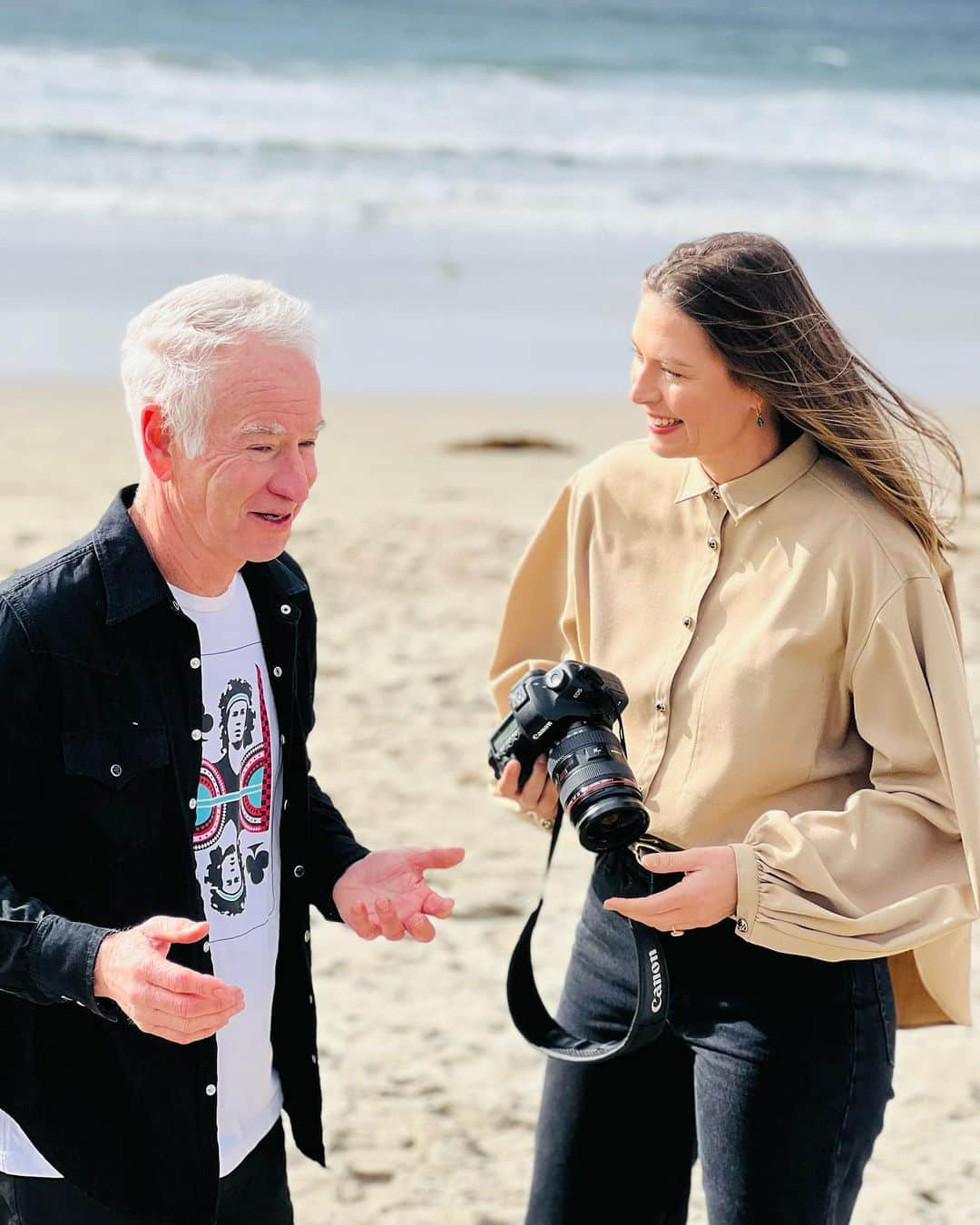 マリア・シャラポワのインスタグラム：「Coming soon to a subscription near you with John McEnroe 📽️💥😂🙉」