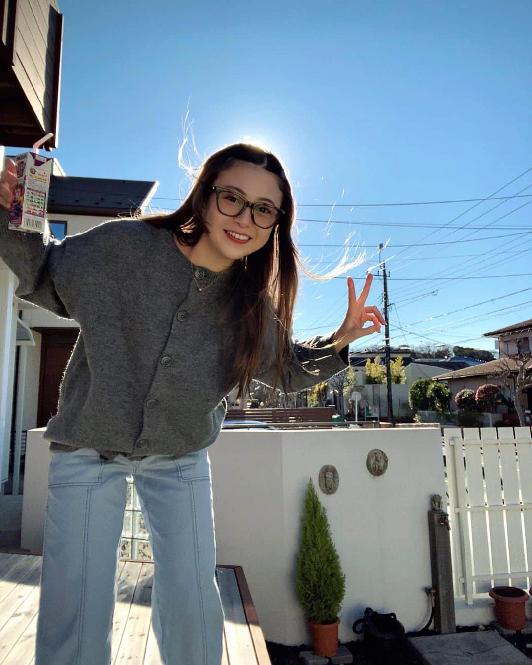 望月瑠菜さんのインスタグラム写真 - (望月瑠菜Instagram)「太陽の光に被ってます。 #2023」1月4日 18時34分 - runa_morikawa