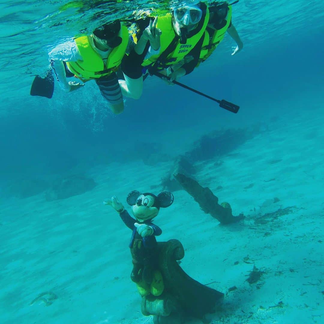 かほせいチャンネルのインスタグラム：「🥽🐠🥽」