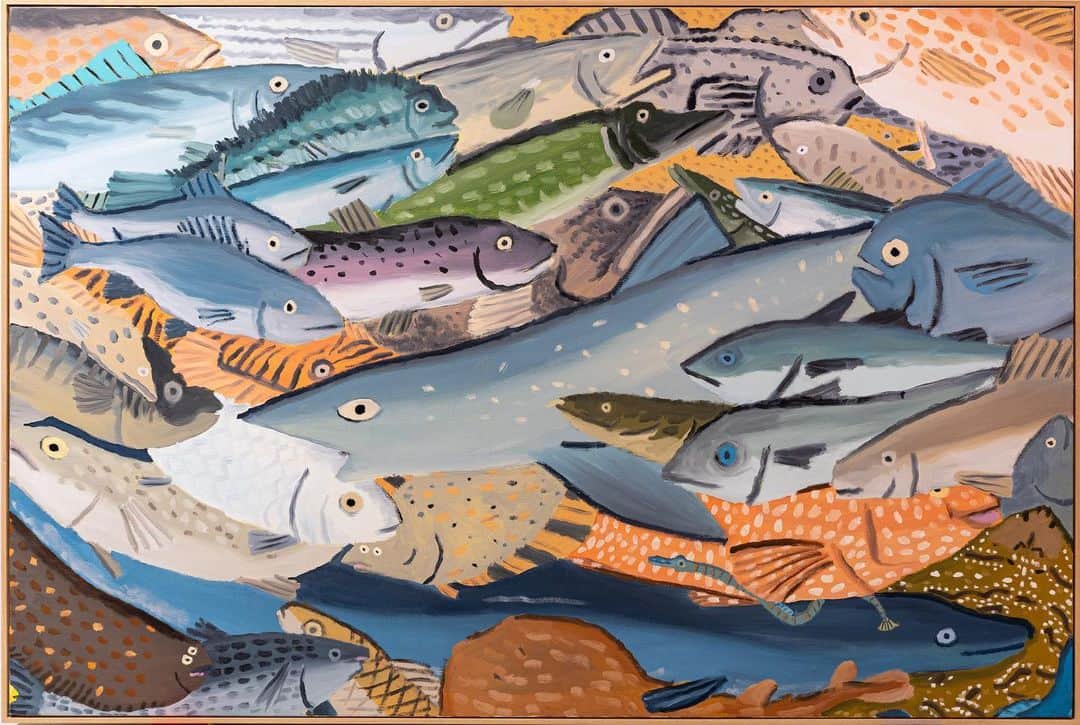 Jean Jullienさんのインスタグラム写真 - (Jean JullienInstagram)「Variations of  Fishes at the @jeanjullien_ddp show 🐟」12月21日 20時42分 - jean_jullien