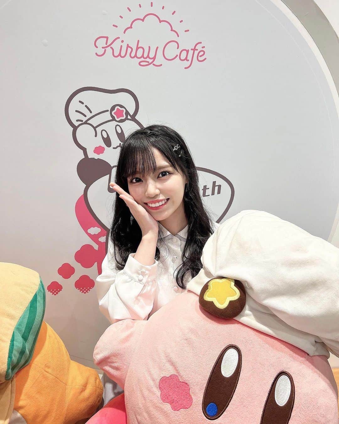 岩田陽菜のインスタグラム：「念願のカービィカフェ🍔👨🏻‍🍳💓」