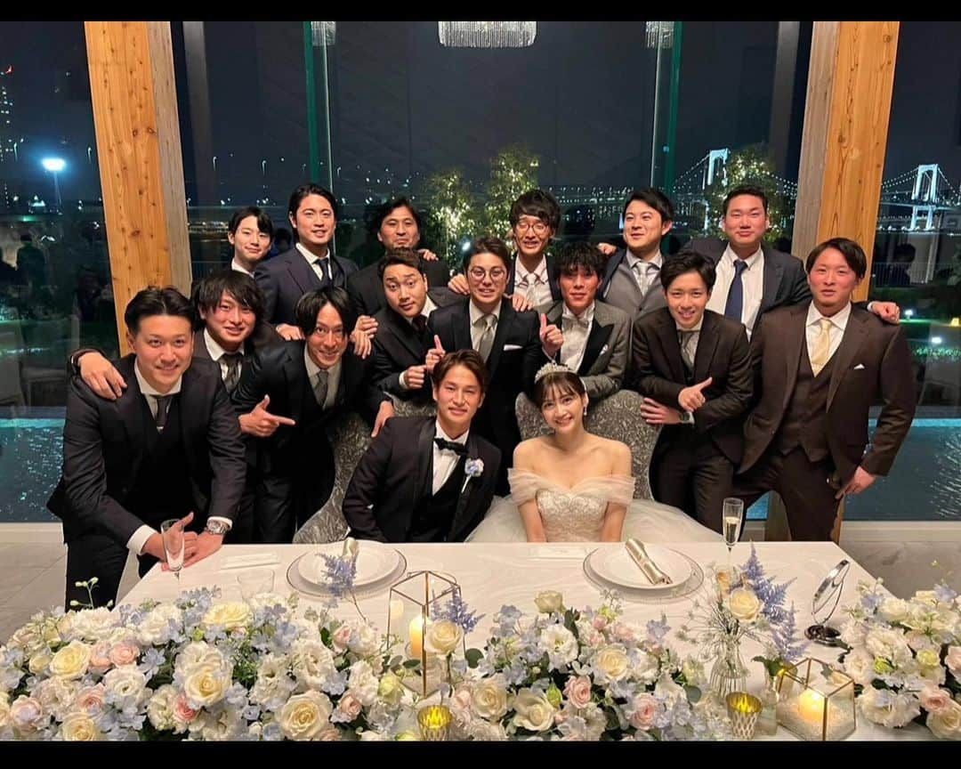 井出遥也さんのインスタグラム写真 - (井出遥也Instagram)「結婚式🤵‍♂️👰‍♀️  2022.12.18」12月21日 22時06分 - haruya_ide11