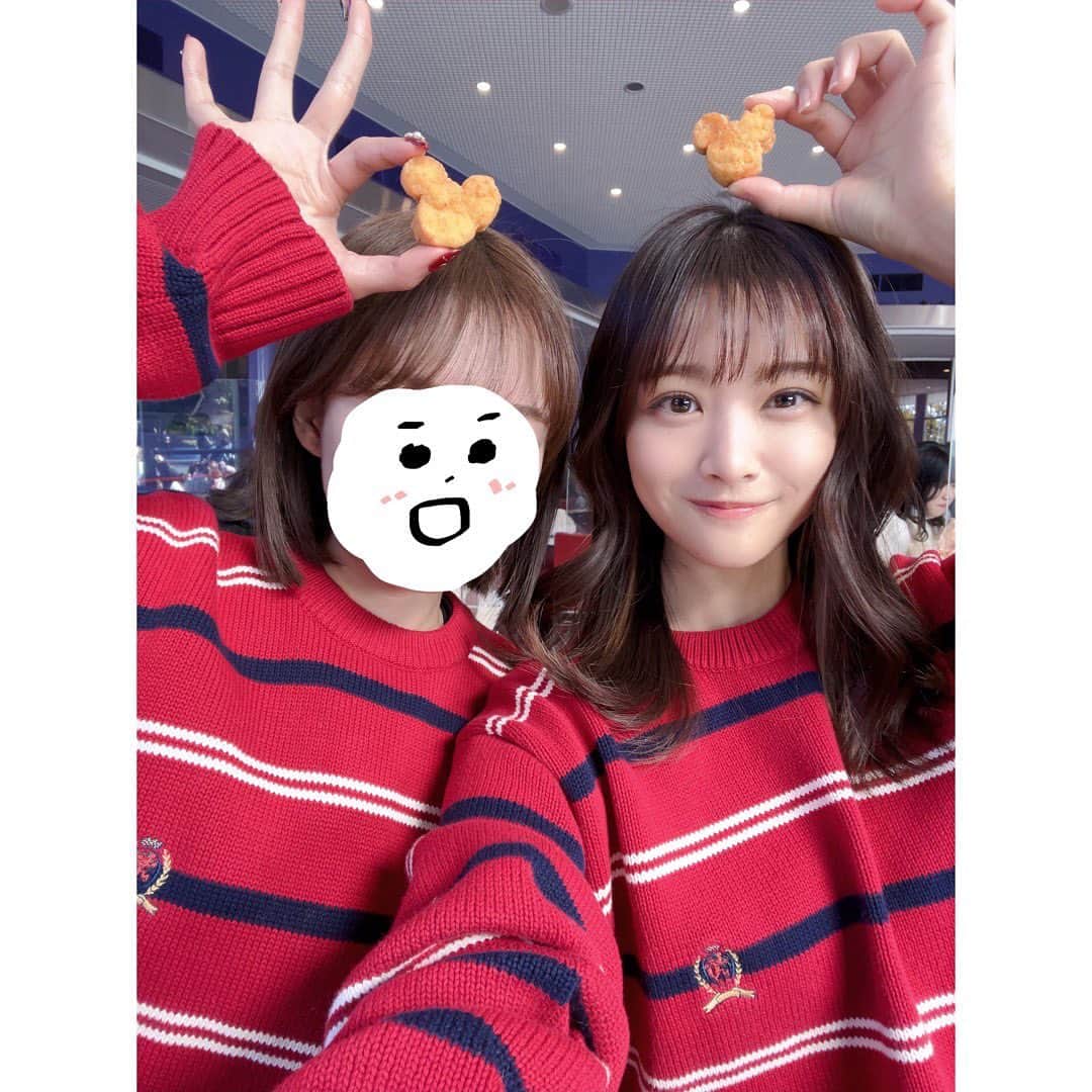 原田葵さんのインスタグラム写真 - (原田葵Instagram)「* クリスマス可愛くて大好き〜🎅🎄🤍  あと、やっっっとおそろいの古着を一緒に着られた！！🌟  #東京ディズニーランド  #おそろいディズニー」12月22日 18時11分 - harada_aoi_
