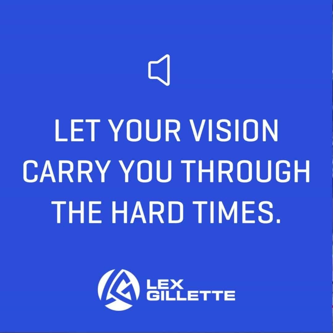 レックス・ジレットのインスタグラム：「Everyone goes through their own difficulties. Remember your vision and keep pushing.   #FLY #inspirational #motivation #athlete #corporatespeaker #author #lexgillette #vision #success #noneedforsightwhenyouhaveavision」