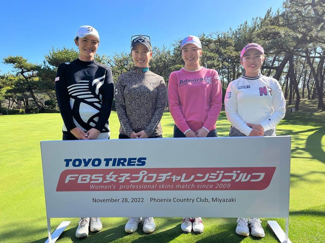 渡邉彩香のインスタグラム：「. . ⭐️テレビ出演のお知らせ⭐️  TOYO TIRES FBS女子プロチャレンジゴルフ  昨年に続き、今年も出場させていただきました🔥 素晴らしいメンバーの皆さんと最高の天気でとっても楽しい1日でした😊！ お時間ある方、是非ご覧ください😊！  ○地上波   九州６局ブロックネット 　2022年12月25日(日) 　15：00～16：25 　　福岡放送 　　長崎国際テレビ 　　くまもと県民テレビ 　　鹿児島読売テレビ 　15：55～17：20 　　テレビ大分 　　テレビ宮崎  ○BS日テレ 　2023年1月8日(日) 　12:00～13:25」