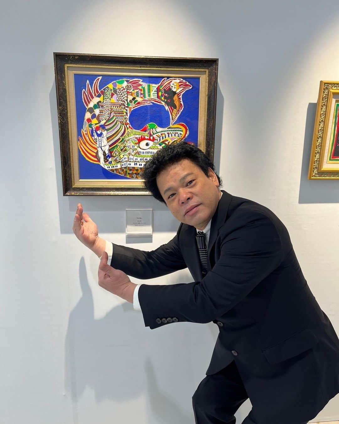 ジミー大西のインスタグラム：「名古屋個展　ジェイアール名古屋高島屋にて本日より開催」