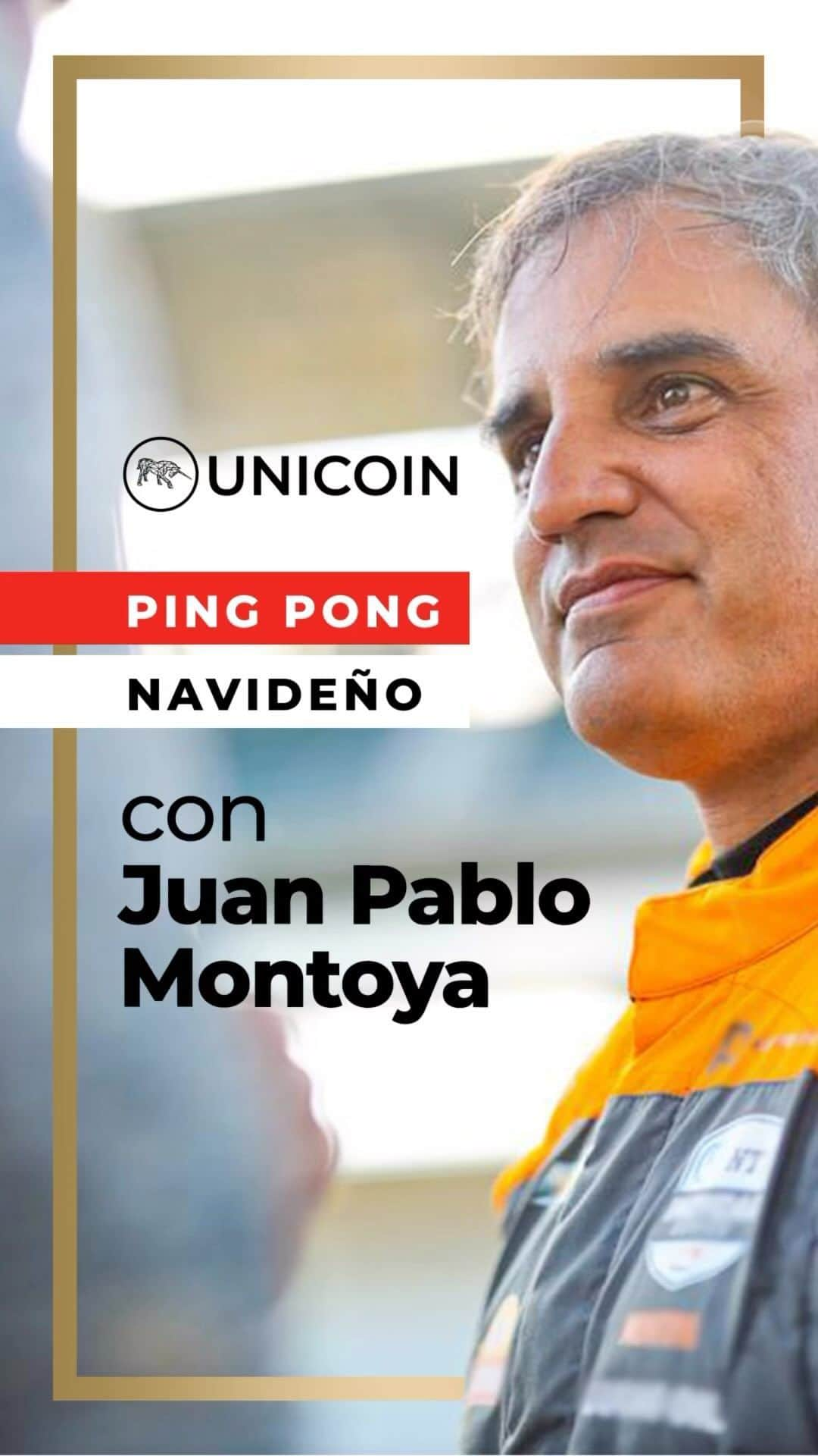 ファン・パブロ・モントーヤのインスタグラム：「Vamos a entrar en espíritu navideño! Chequea mi ping-pong de preguntas y respuestas con @unicoin_news sobre Navidad. ¿Sigues buscando el regalo perfecto? Lo tengo. ¿La mejor parte? Es completamente gratis y puedes enviarlo en menos de un minuto desde tu celular. Envía 100 unicoins a cualquiera de tus amigos, con un valor potencial de USD 4000. Ingresa a www.unicoin.com/gift (link en stories), llena tus datos y los nombres y correos de quienes quieres regalar, ¡y listo! Cuanto más, mejor. Puedes enviar 100 unicoins a tantas personas como quieras, ¡no hay límites! #ContenidoPatrocinado - Let’s get in the holiday spirit! Check out my Q&A with @unicoin_news on all things Christmas. ¡Mira lo que amo de Navidad en mi ping-pong de preguntas y respuestas con @unicoin_news! Solo queda un día para comprar, y aquí les traigo el regalo perfecto. Envía 100 unicoins a cualquiera de tus amigos, con un valor potencial de USD 4000. Es gratis y puedes hacerlo en menos de un minuto desde tu celular. Ingresa a www.unicoin.com/gift (link en stories), llena tus datos y los nombres y correos de quienes quieres regalar, ¡y listo! Envíalo a todos tus amigos. Es más que un regalo, es una forma de comenzar a generar ganancias con una criptomoneda respaldada por activos. #ContenidoPatrocinado ———-」