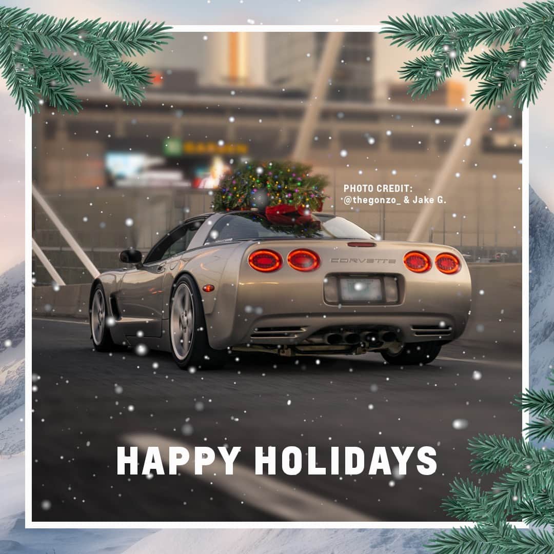 Corvetteのインスタグラム：「Get ready to dominate the new year without slowing down. However you celebrate — do it with style. #Corvette #Vette  📷 Credit: @thegonzo_ & Jake G.」