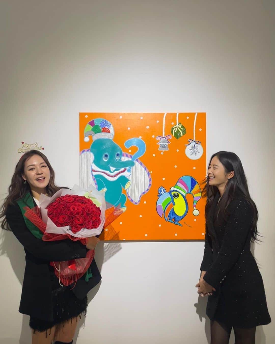 チョン・ジユのインスタグラム：「❤️🎄메리 크리스마스🎄💚」