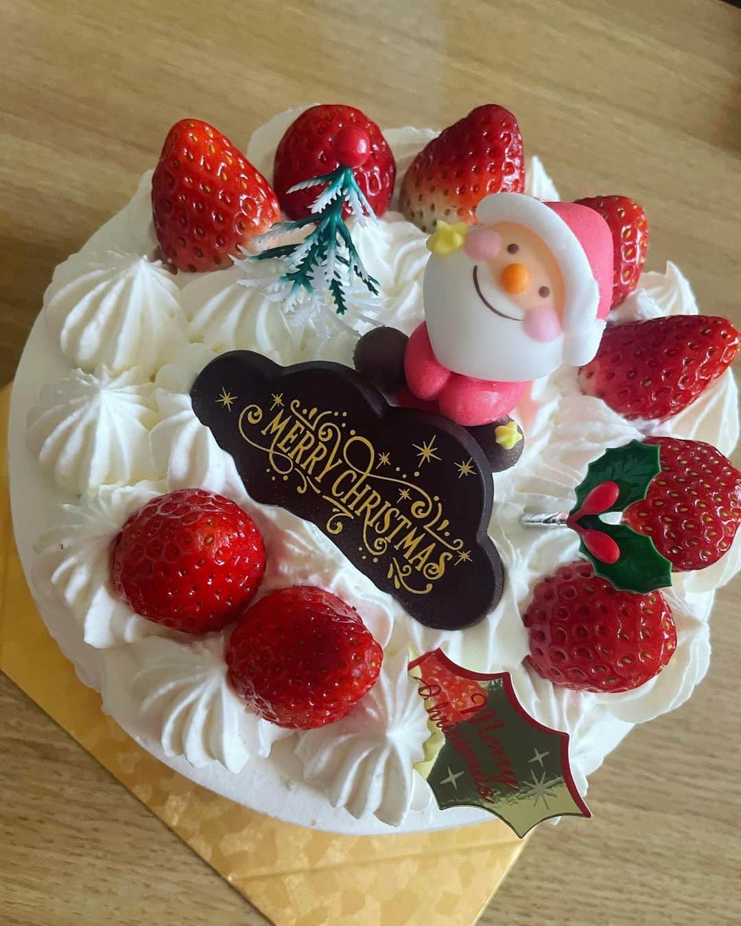 RUUNAさんのインスタグラム写真 - (RUUNAInstagram)「Xmas🎄 久しぶりのクリスマスケーキ🎂 幸せ🫶🫶 気になってたワインも飲めて、お昼からほろ酔いの良い1日でした🥂  #Xmas #christmas #party  #クリスマス #パーティー」12月24日 18時19分 - ruuna_kolme