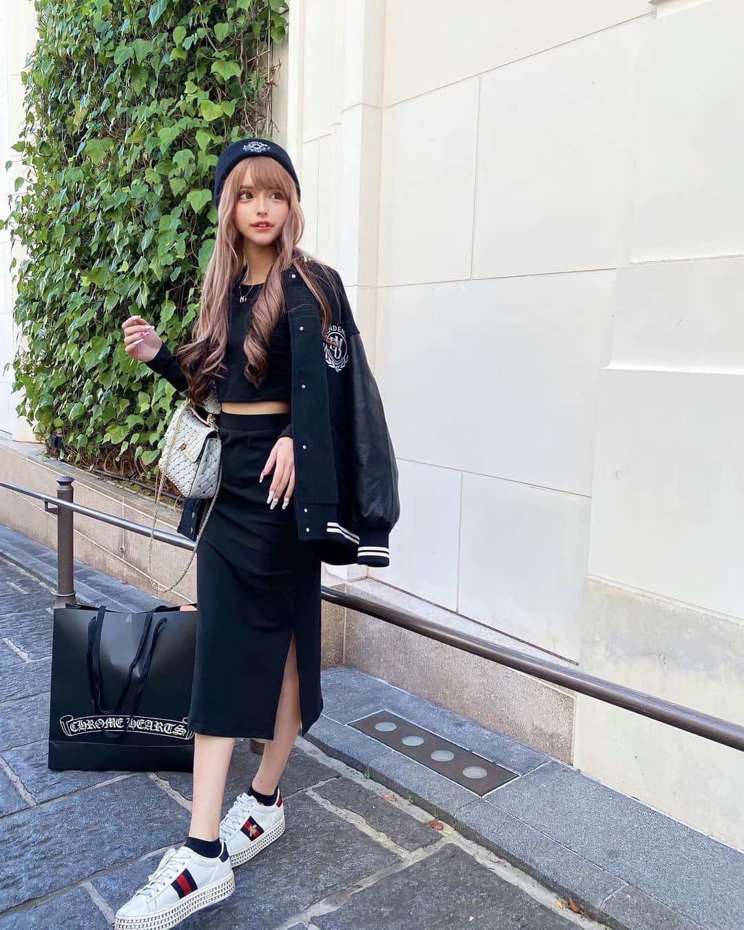 アンジェリカのインスタグラム：「この日も𝐒𝐇𝐄𝐈𝐍コーデでしたん😗💕💦  . #SHEINforall #SHEIN #SHEINpartner #ad #今日のコーデ #OOTD  @shein_japan @sheinofficial」