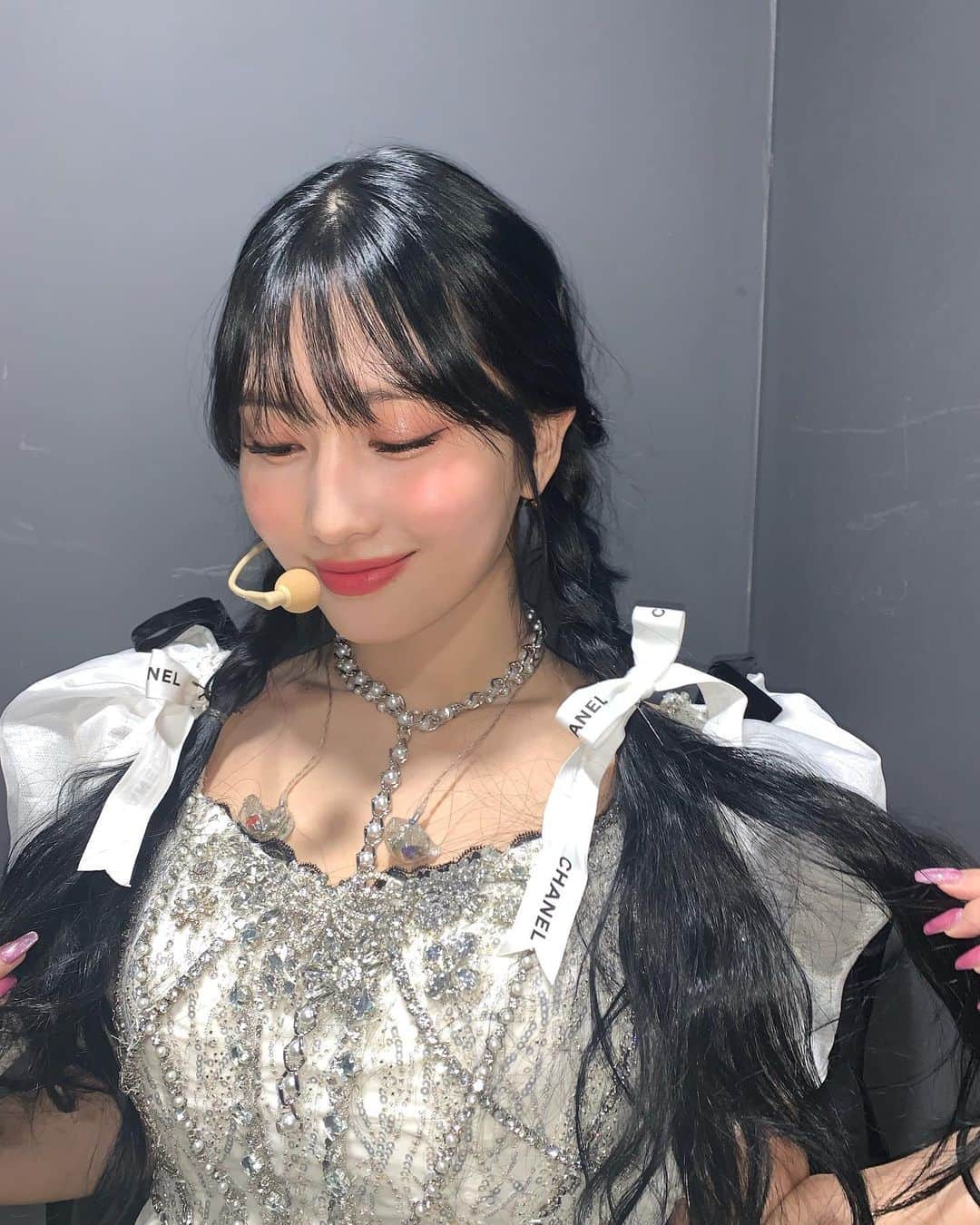 もものインスタグラム：「어제 오랜만에 아이돌 같았던 나」