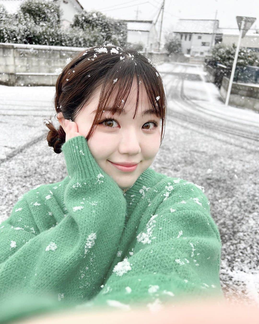 唐沢風花さんのインスタグラム写真 - (唐沢風花Instagram)「雪☃️降ったね〜🤍」12月24日 16時29分 - fuuuairy__