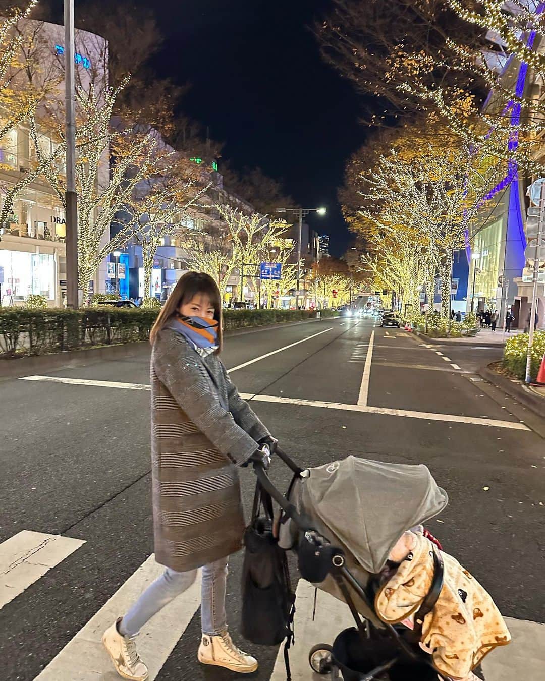 Shokoのインスタグラム：「Catching the Christmas lights before it ends tomorrow.」