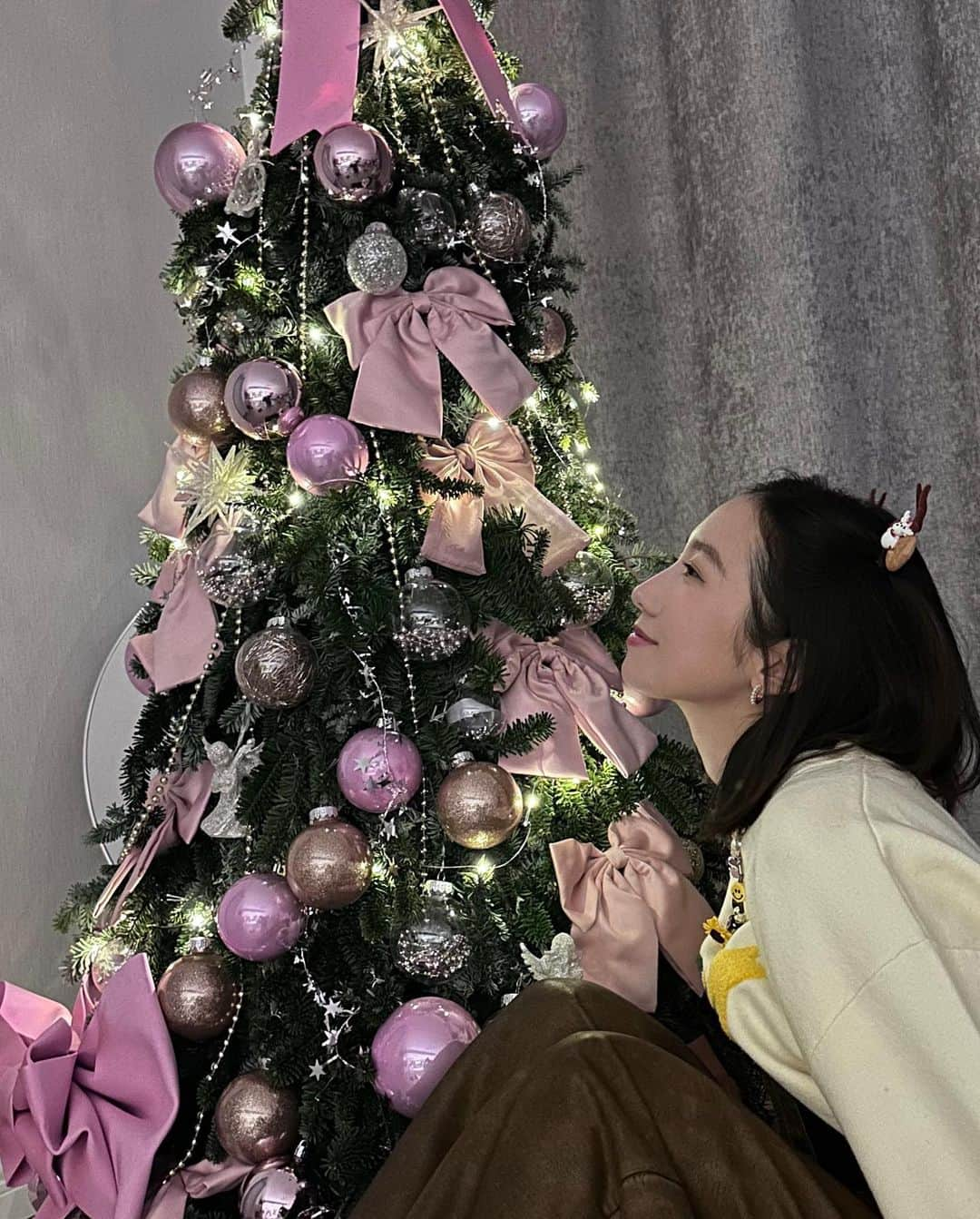 美岐さんのインスタグラム写真 - (美岐Instagram)「🎄🎀✨」12月24日 23時49分 - m.meiqi7