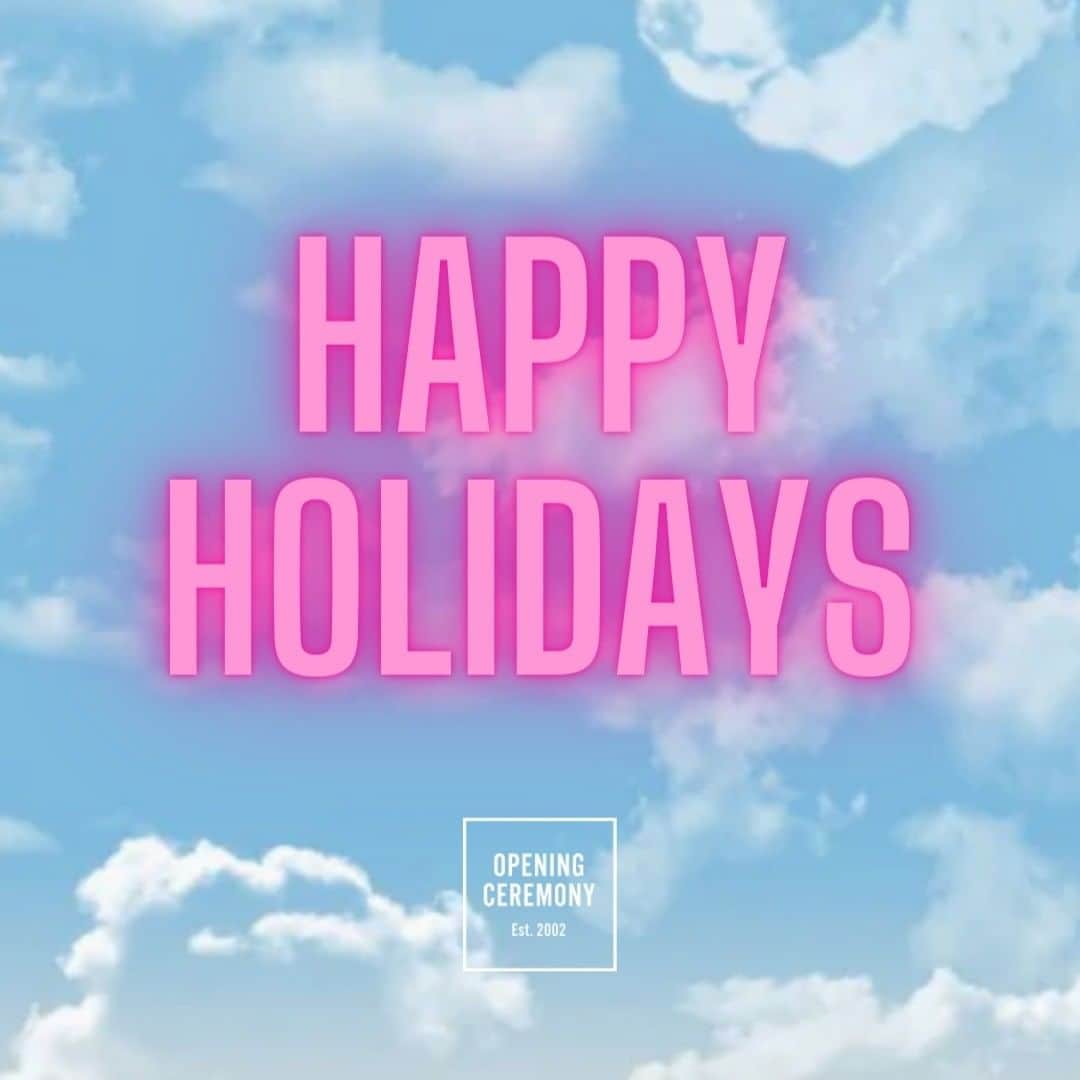 オープニングセレモニーのインスタグラム：「Warmest wishes from the Opening Ceremony Family ✨」