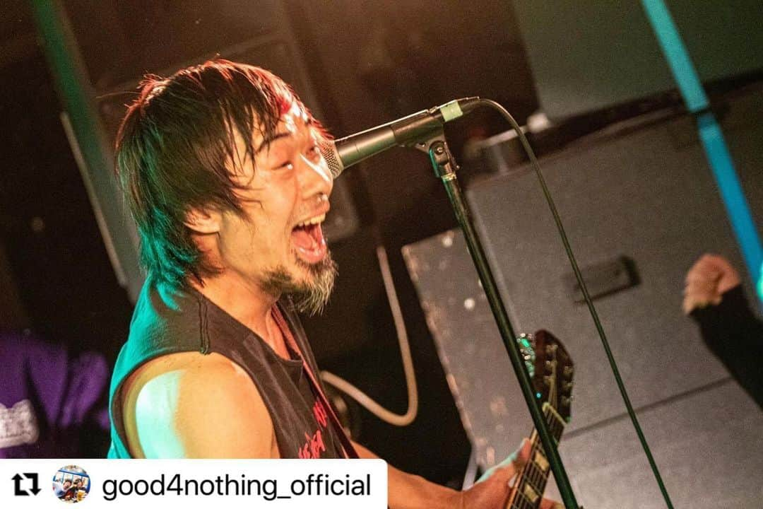 U-tanのインスタグラム：「最高のライブ納めになりました！ありがとう！#Repost @good4nothing_official with @use.repost ・・・ THE SUN ALSO RISES vol167   2022.12.25 at F.A.D YOKOHAMA  年内ライブ納め！ありがとうございました！  photo by Kanade Nishikata」