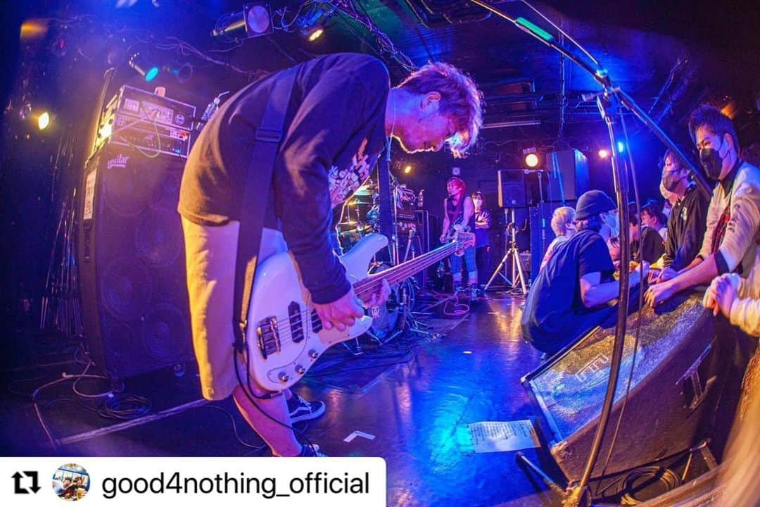 U-tanさんのインスタグラム写真 - (U-tanInstagram)「最高のライブ納めになりました！ありがとう！#Repost @good4nothing_official with @use.repost ・・・ THE SUN ALSO RISES vol167   2022.12.25 at F.A.D YOKOHAMA  年内ライブ納め！ありがとうございました！  photo by Kanade Nishikata」12月25日 10時18分 - utan_g4n