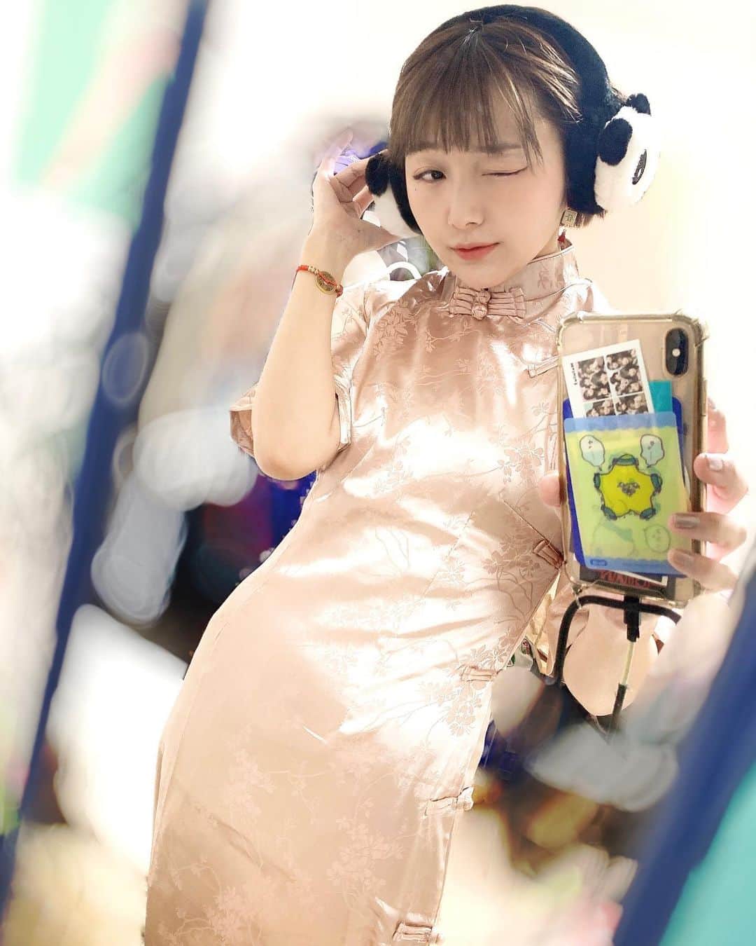 むぎさんのインスタグラム写真 - (むぎInstagram)「チャイナアドバイス #チャイナ服 #🐼 #cosplay #クリスマス」12月25日 15時15分 - mugiusagi