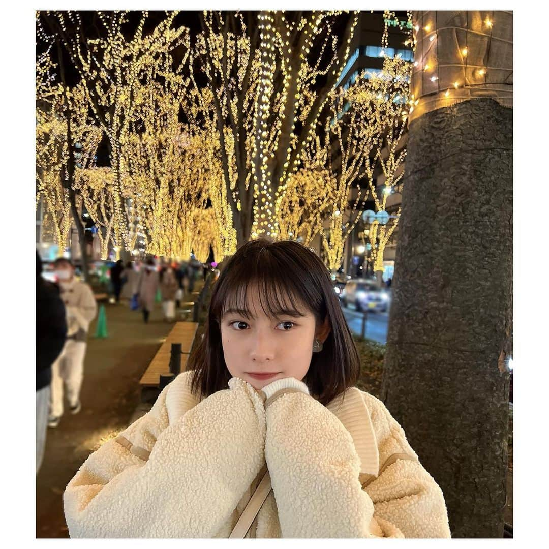 玉田志織のインスタグラム：「． 🎄 ᴍᴇʀʀʏ ᴄʜʀɪsᴛᴍᴀs 🎄  何年振りかに家族で 仙台光のページェントに 行ってきました💫」