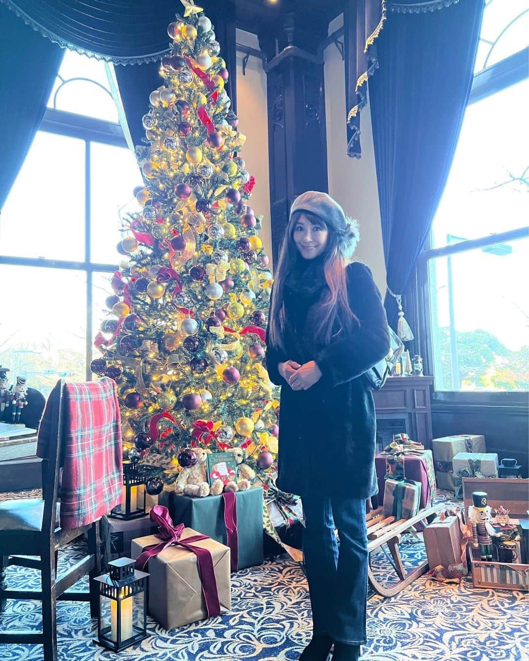 山田佳子さんのインスタグラム写真 - (山田佳子Instagram)「Merry Christmas🎄🥰💕 ⁡ #メリークリスマス🎄 #楽しい夜を #12月25日 #🎄🎄」12月25日 17時46分 - yoshiko117