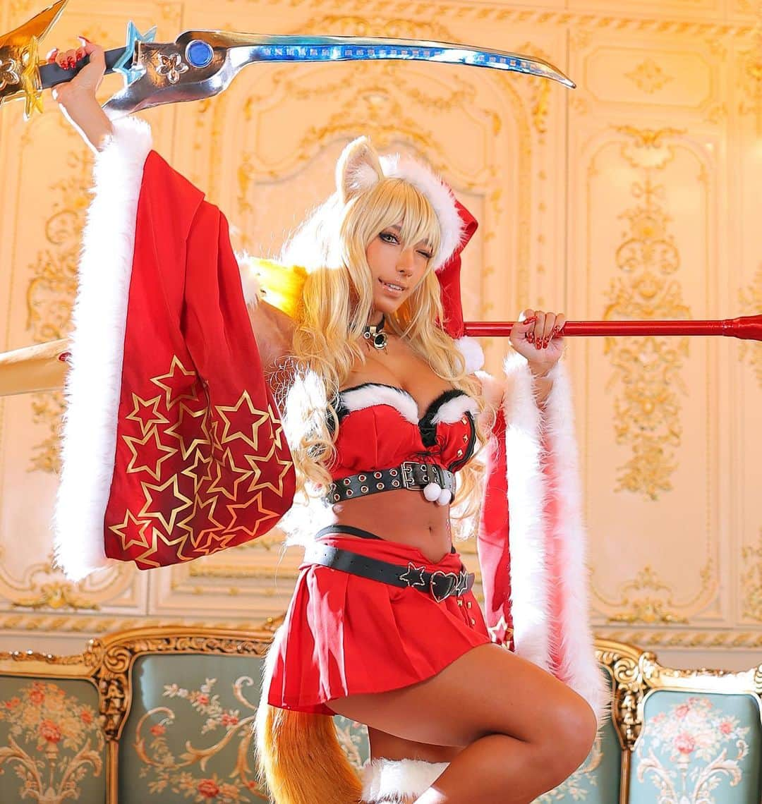 nonのインスタグラム：「MerryXmas💕💕  #fgo #鈴鹿御前 #コスプレ #cosplay #non #nonsummerjack」