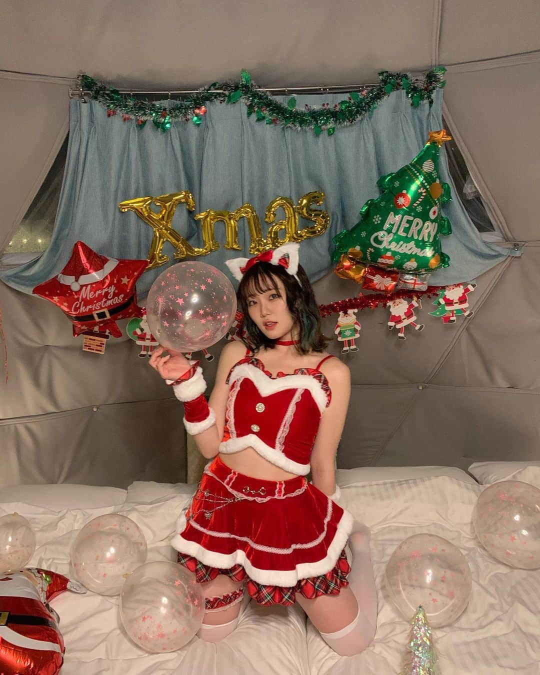 瀧澤彩夏さんのインスタグラム写真 - (瀧澤彩夏Instagram)「🎄Merry Christmas🎄 最高に楽しいクリスマスだったの  みんなどんなクリスマスを過ごしたのかな？👀  #christmas #merrychristmas #santaclaus #サンタ #クリスマス #サンタコス #クリスマスパーティー #アイドル #japan」12月25日 23時48分 - bono_murabito