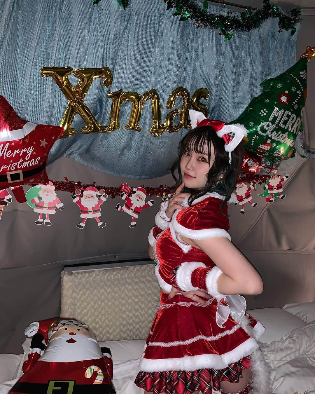 瀧澤彩夏さんのインスタグラム写真 - (瀧澤彩夏Instagram)「🎄Merry Christmas🎄 最高に楽しいクリスマスだったの  みんなどんなクリスマスを過ごしたのかな？👀  #christmas #merrychristmas #santaclaus #サンタ #クリスマス #サンタコス #クリスマスパーティー #アイドル #japan」12月25日 23時48分 - bono_murabito