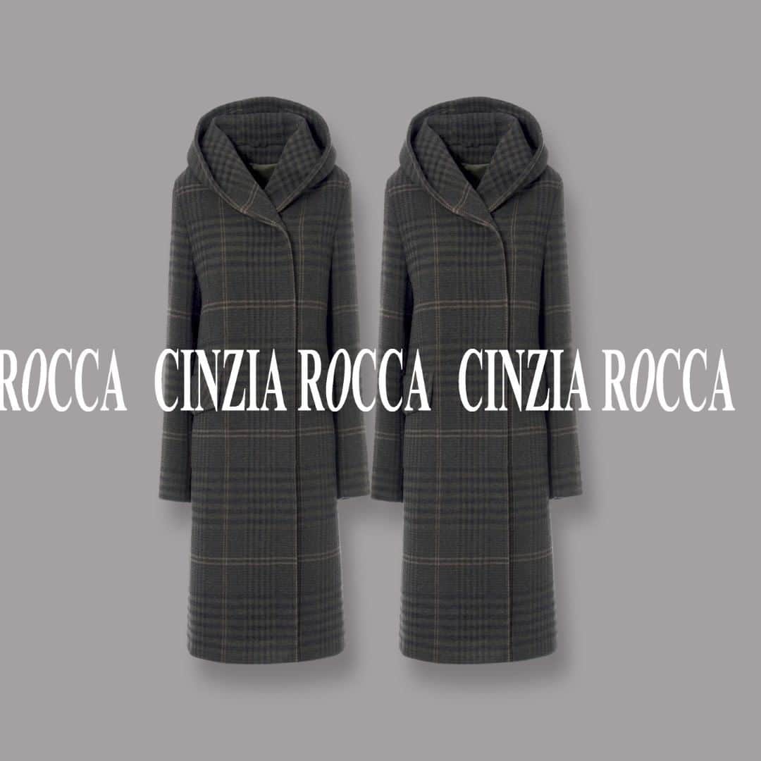 シンツィアロッカのインスタグラム：「There’s no winter without a #CheckCoat. #FW2022」