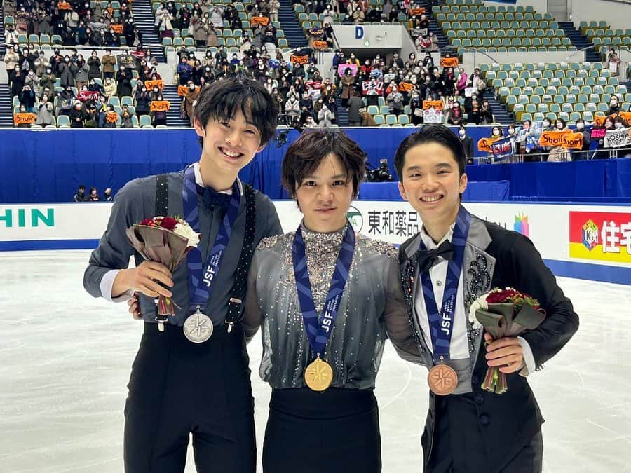 のインスタグラム：「. 全日本選手権が終わりました。 10回目の出場 地元大阪で初めての表彰台に登ることができました！  本当に沢山の応援ありがとうございました！  世界選手権に向けてよりレベルアップしていきたいと思います！」