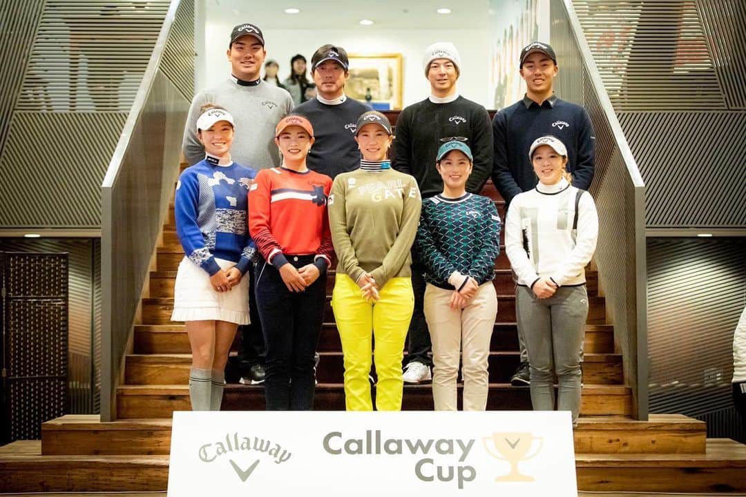 河本結のインスタグラム：「. 今年も" Callaway Cup 🏆"に 参加させていただきました❤️ . 雨の中でしたがみなさんとっても 楽しんでラウンドしていただけたみたいで、 嬉しかったです✨ . また来年も❤️‍🔥 . @callawaygolf_japan  @callawayapparel_japan  . #キャロウェイ #キャロウェイゴルフ #callaway#golf #ゴルフ」