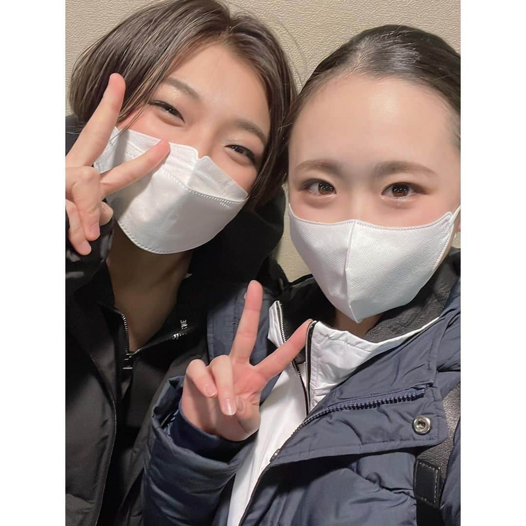 青木祐奈のインスタグラム：「みんなお疲れ様😆✌🏻」