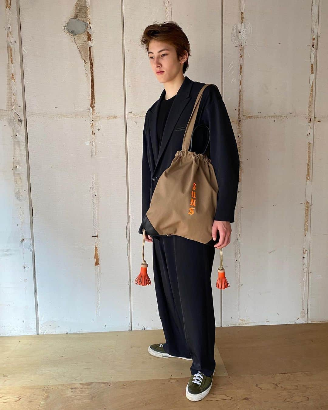 バンザイのインスタグラム：「SUNS BAG 2WAY_KHAKI」