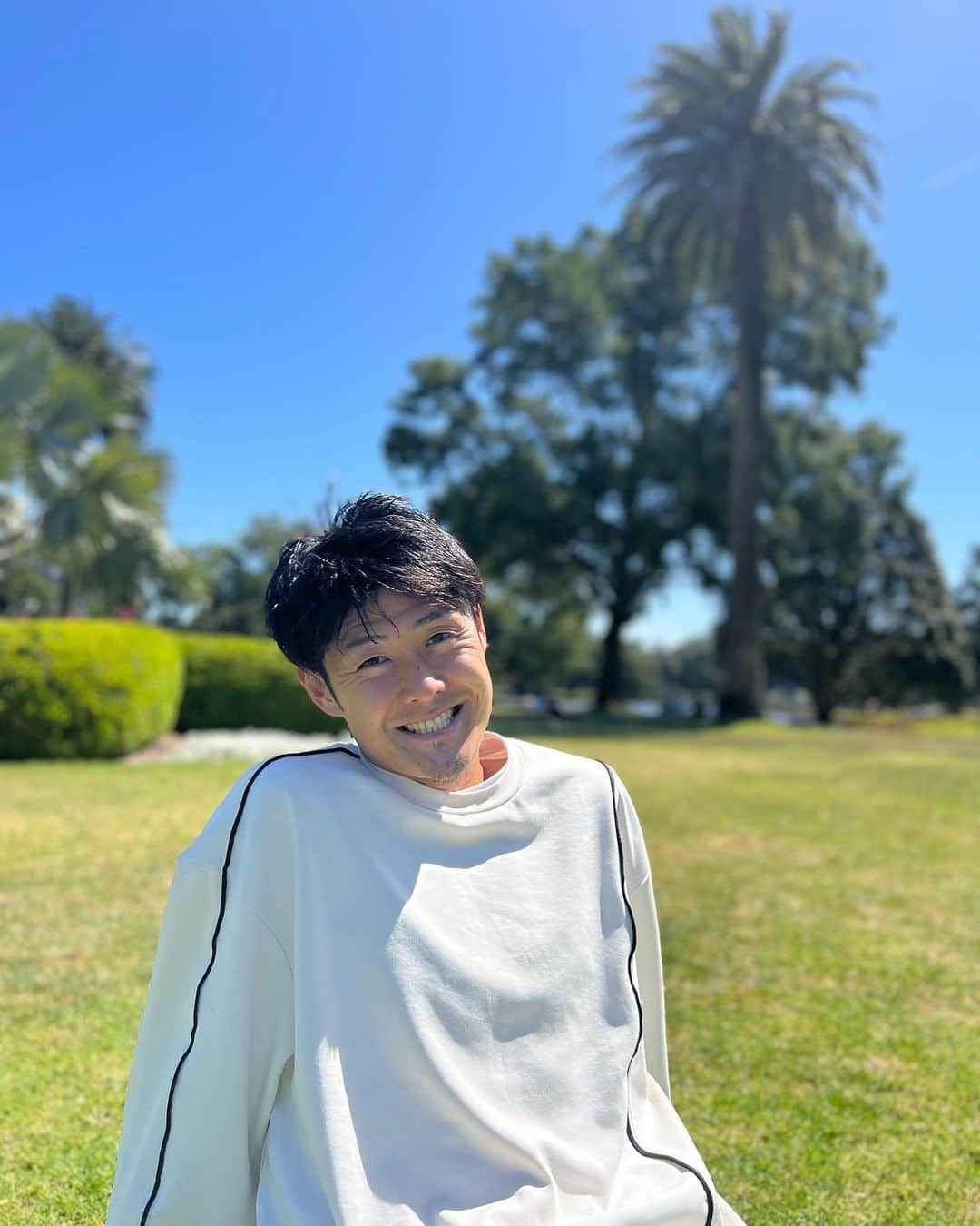 増田繁人のインスタグラム：「趣味は日光浴です。☀️」