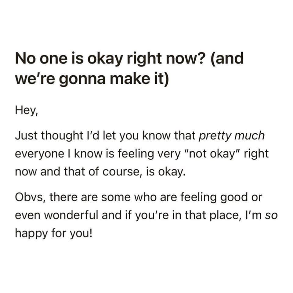 アダム・シャンクマンさんのインスタグラム写真 - (アダム・シャンクマンInstagram)「Repost. This one’s important. Sending love and caring thoughts out to all those struggling….which is pretty much all of us. Xo @themilitantbaker」12月29日 3時00分 - adamshankman