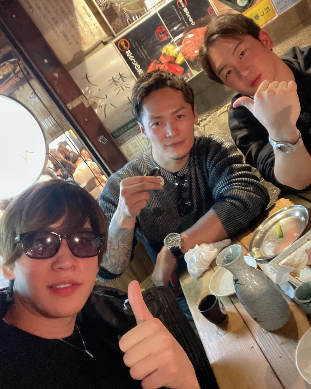 吉田三郎のインスタグラム：「動画上がってます‼︎ 楽しかったなぁ^ ^  飯田さん酔うとめちゃくちゃ面白い🤣」