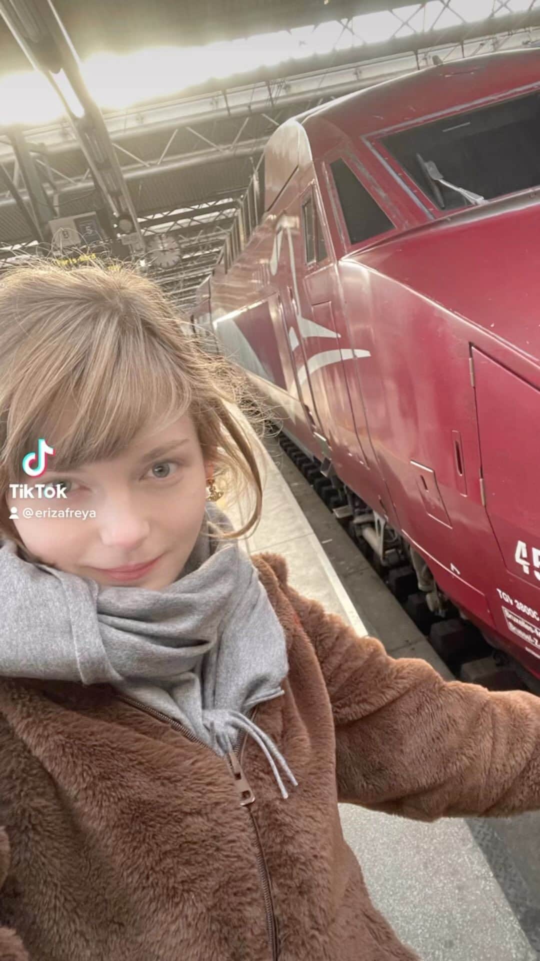 Ella Freyaのインスタグラム：「Finally I got to see Disneyland Paris 😭 it was so pretty ! and I went to Paris for the first time since 10 years 😳 it was kinda crazy but I want to come back again !」
