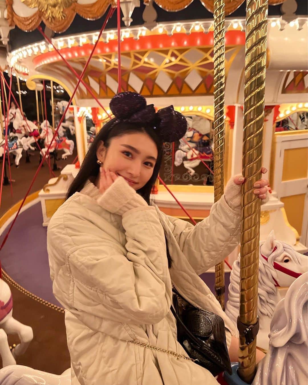 西村円花のインスタグラム：「少し前のディズニー🐭 12時間くらいいたけど一瞬だった〜😌」