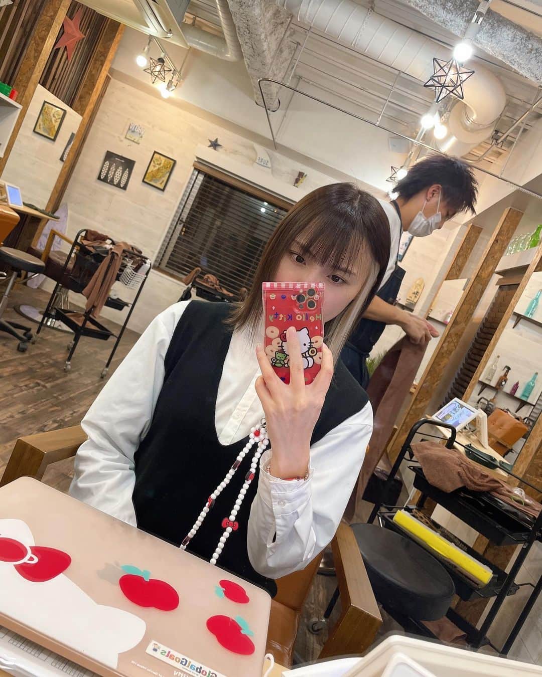 榊原あやのインスタグラム：「いつもの💇‍♀️  #Lilly #渋谷美容室」