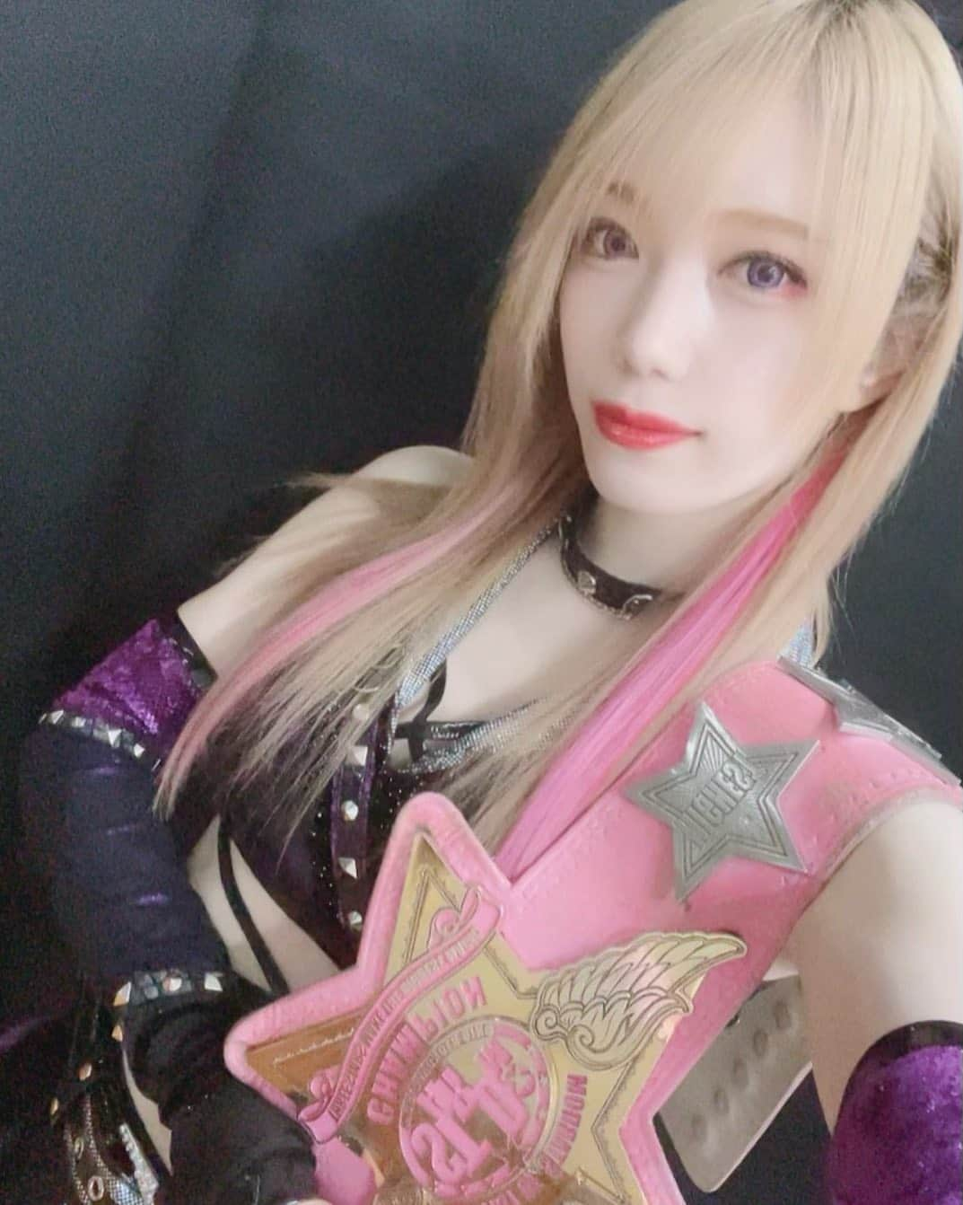 鹿島沙希のインスタグラム：「見納め！ ・ #女子プロレスラー #スターダム #STARDOM #鹿島沙希」