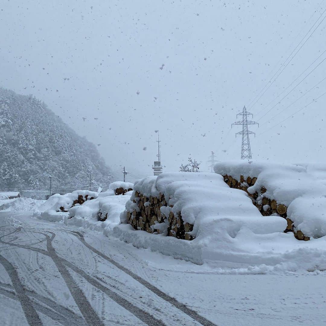 林千晶さんのインスタグラム写真 - (林千晶Instagram)「今年も雪の飛騨に年末の挨拶に行きました。シンシンと積もる白雪。静寂の世界でした。 そして同じ日に長野県に移動したら、驚くほどの晴天。自然の風土、こんなにも違うものなのですね！」12月30日 14時38分 - chiaki_0808