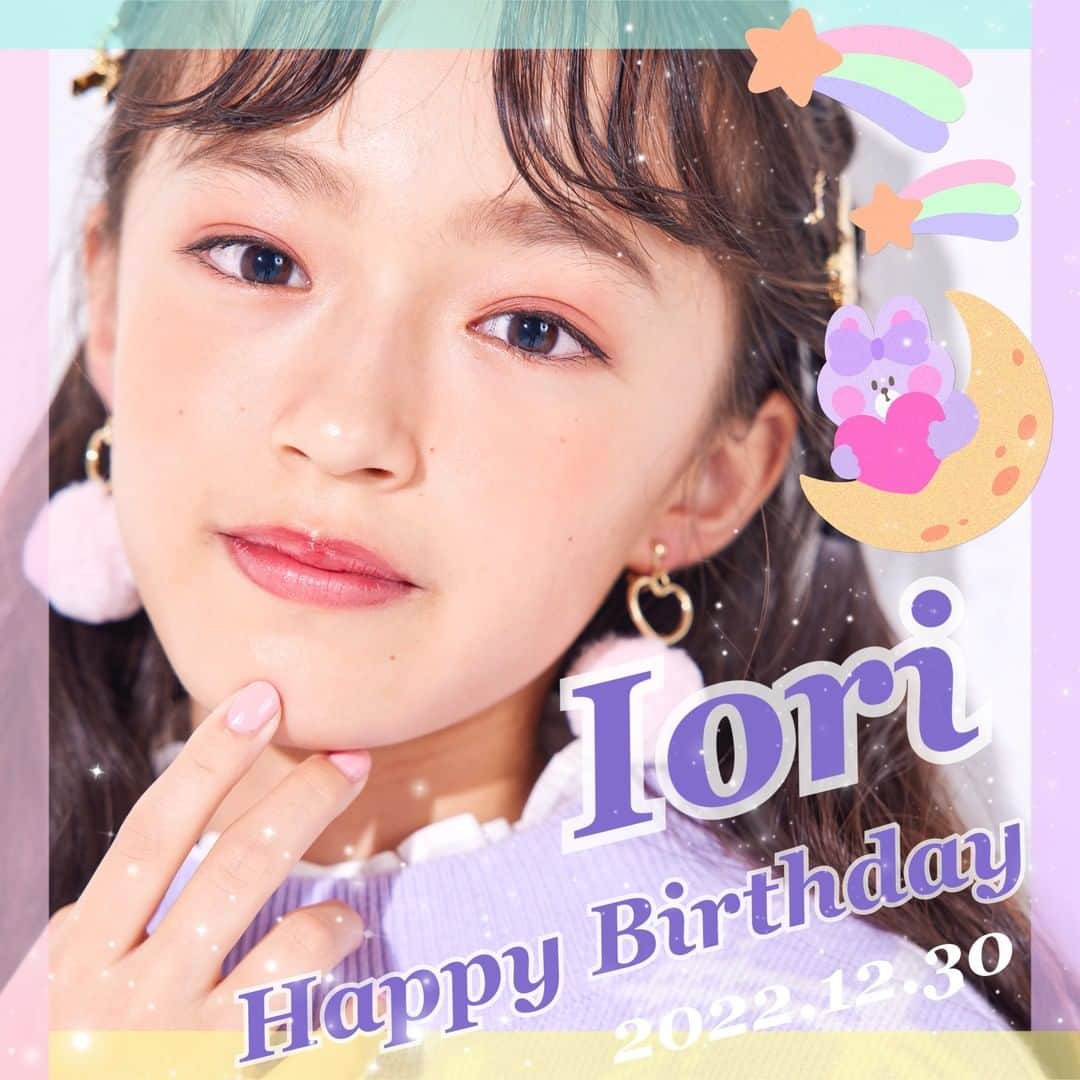 ニコ☆プチのインスタグラム：「. 本日12月30日はイオリの12歳の誕生日🎁 おめでとう！！！  #関屋伊織 #ニコプチ #birthdaygirl」