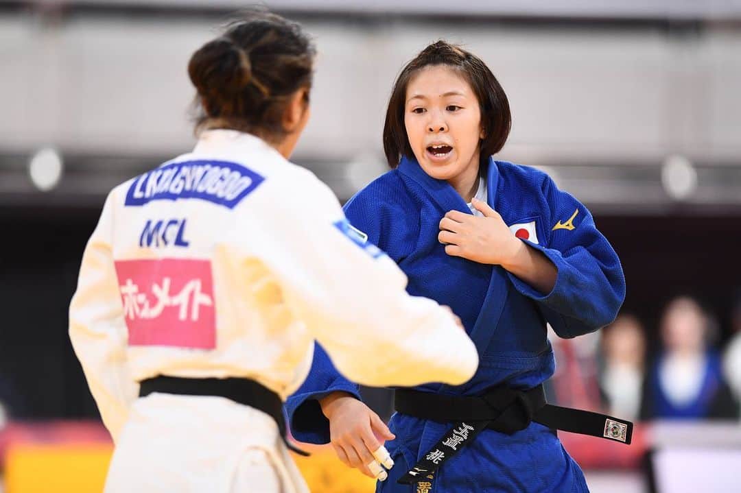 テレビ東京「柔道」のインスタグラム：「女子57kg級　 #玉置桃 選手 銅メダル🥉  Photo:ItaruChiba #グランドスラム東京 #柔道 #GSTokyo」