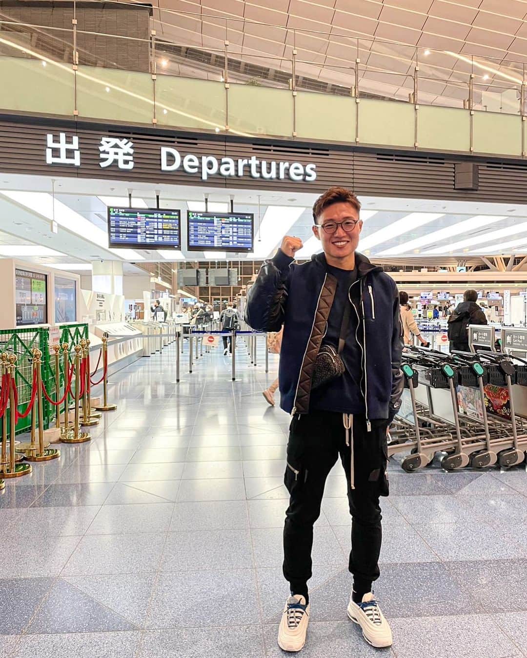 のインスタグラム：「行ってきます🇵🇹💪🏼」