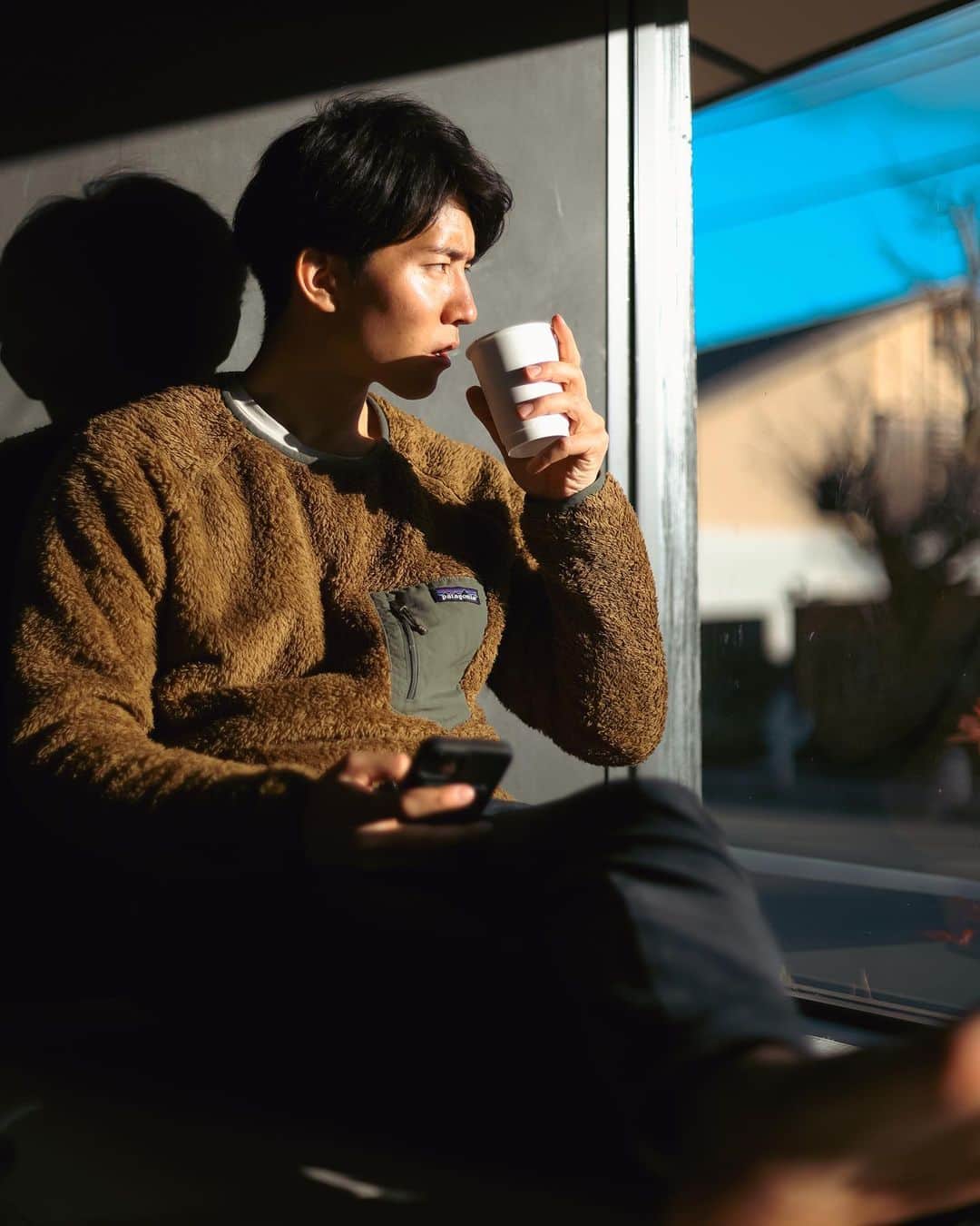 渡邉信一郎のインスタグラム：「Coffee ☕️  📍Location -.S Cafe Kyoto - Photographer tesslipovski」