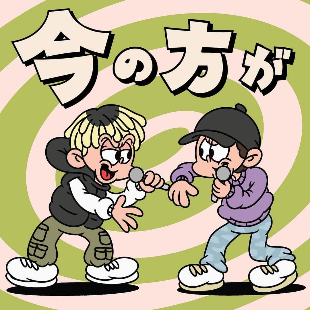 韻マンのインスタグラム：「百足&韻マン - 今の方が  沢山聞いてくれー！🫶🎁 art by @dai_newjack  mixed by @notype.wav」